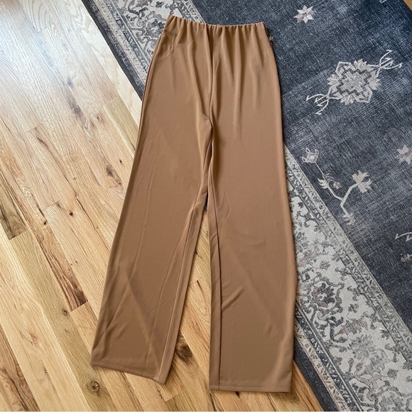 Revolve Song of Style Tan Wide Leg Century Pant XXS - Picture 3 of 7